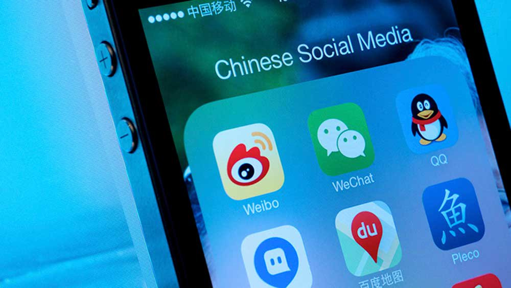 Chinese social media apps